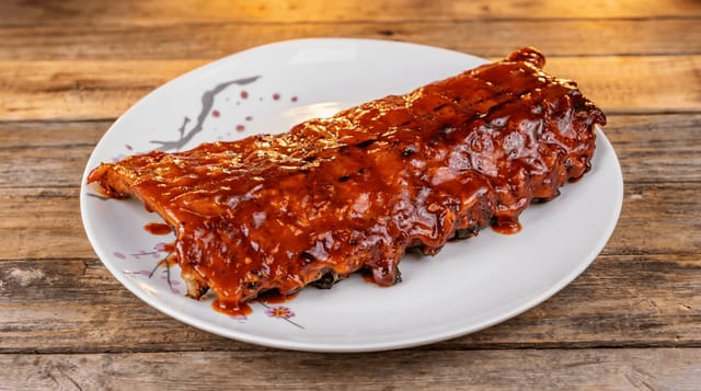 Pork BBQ Ribs.