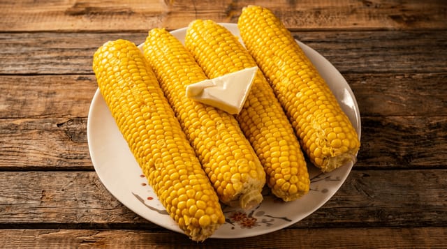 Sweet Corn on the Cob.