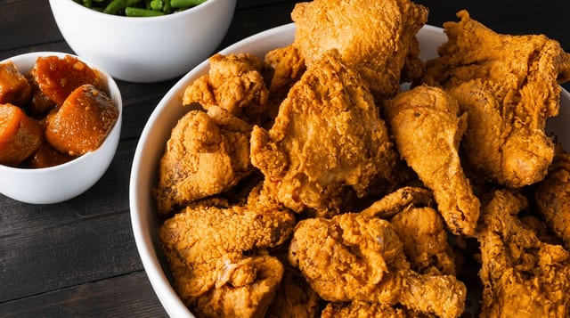 20pc Chicken (Legs & Thighs) + 2 Large Sides + 4 Cornbread.