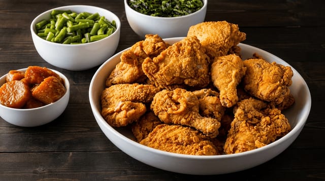 Crispy Fried Chicken.